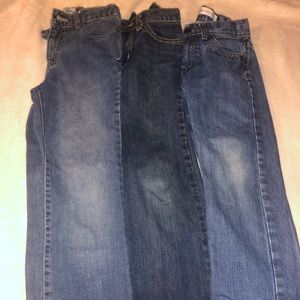 Boys blue jean pants size 8